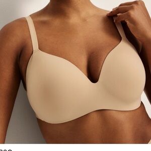 Knix WingWoman contour Bra Size 3 warm sand molded foam cups new